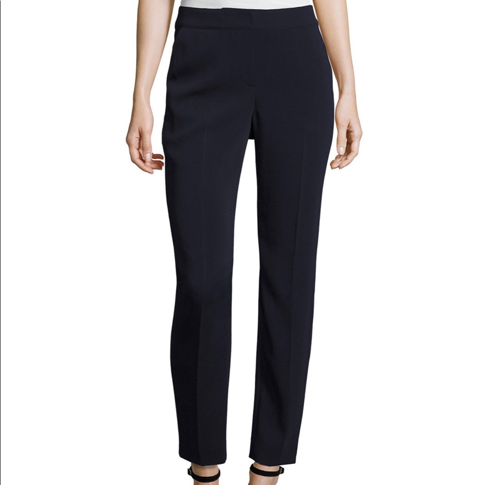 St. John Collection Black Slim Leg Black Pants
